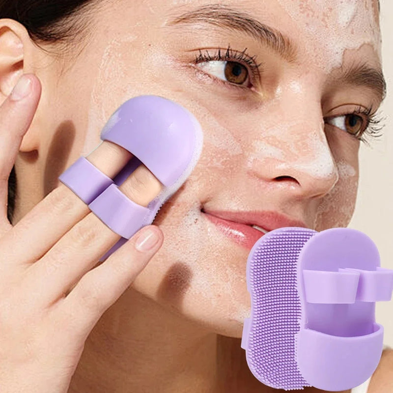 2PC Facial Brush – Deep Cleansing Exfoliating Tool – spa, card, cards (Image 3)