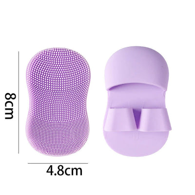 2PC Facial Brush – Deep Cleansing Exfoliating Tool – spa, card, cards (Image 4)