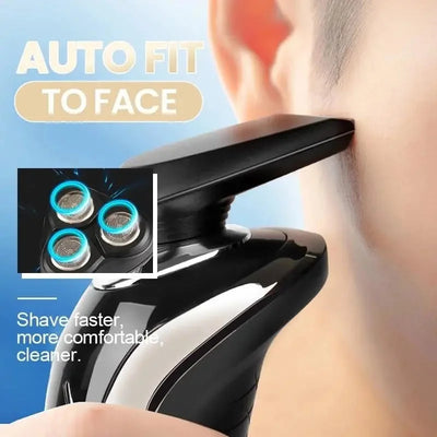 3-in-1 Electric Razor for Men – with Trimmer & Shaver – shaver, edge, cuts (Image 3)