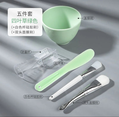 5PCS Face Mask Mixing Bowl Set – DIY Facial Applicator Kit – masking, container, det (Image 8)