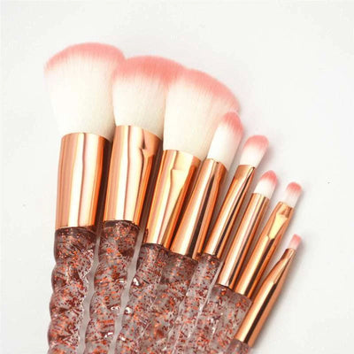 8pcs Makeup Brushes Set for Professional Beauty – round, rouge, impressionism (Image 4)