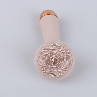 Electric Silicone Face Wash Brush – Gentle Deep Cleansing Tool – float, rake, pole (Image 3)
