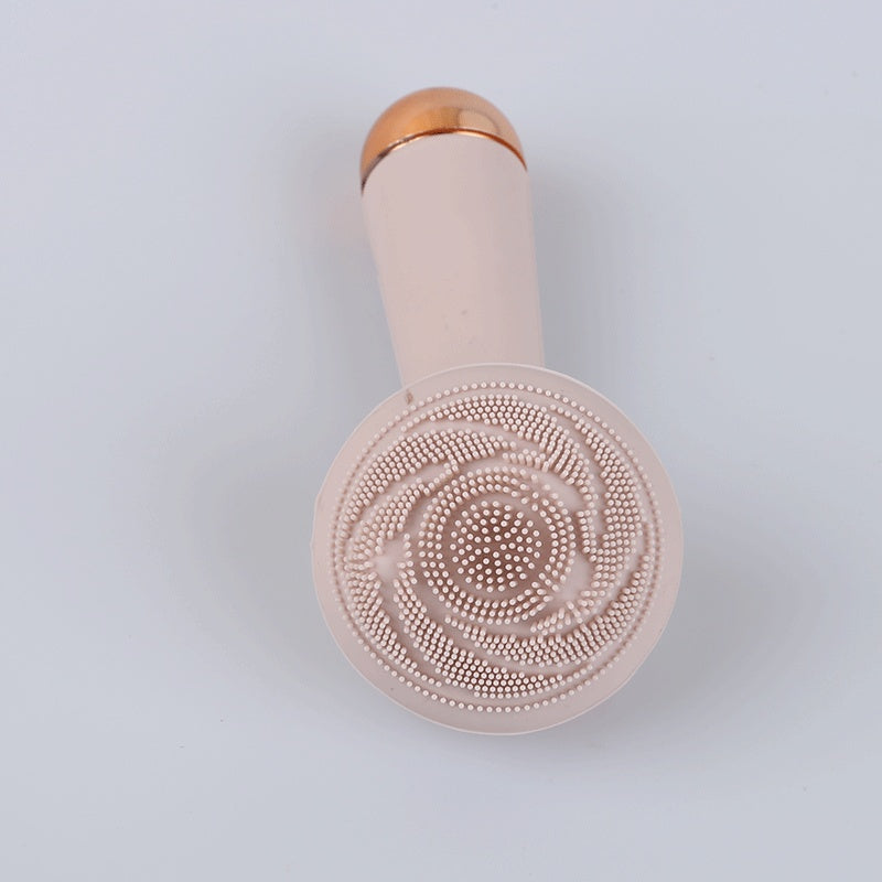 Electric Silicone Face Wash Brush – Gentle Deep Cleansing Tool – float, rake, pole (Image 3)