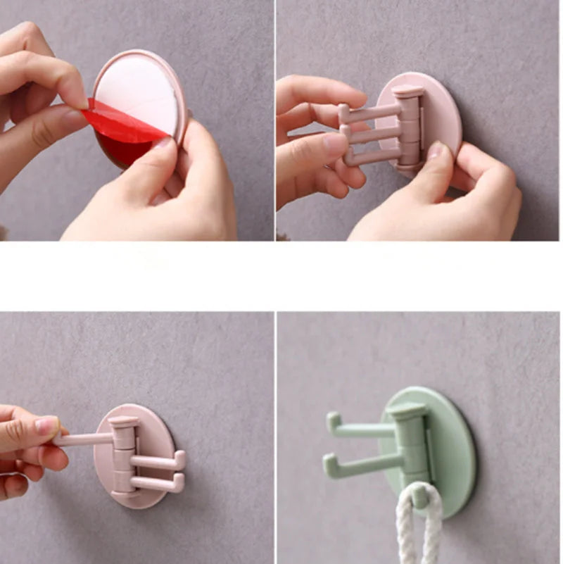 Adhesive Wall Hook – Nail-Free Hanging Solution – oil, tie, tied (Image 2)