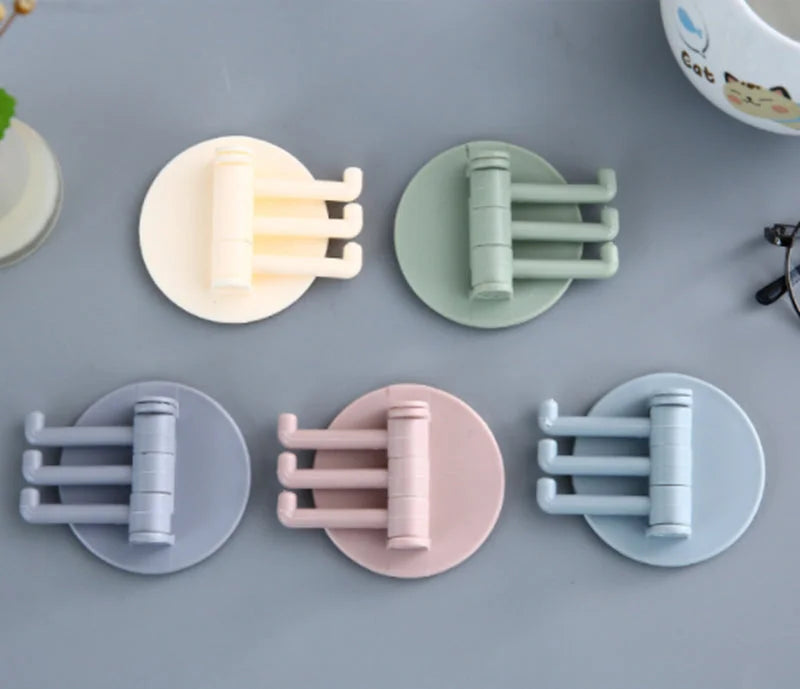 Adhesive Wall Hook – Nail-Free Hanging Solution – oil, tie, tied (Image 3)