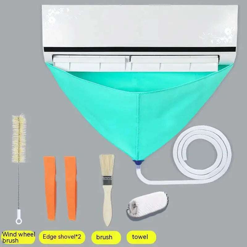 Air Conditioner Waterproof Cover – with Cleaning Tools Se – airs, fan, cleaner (Image 2)