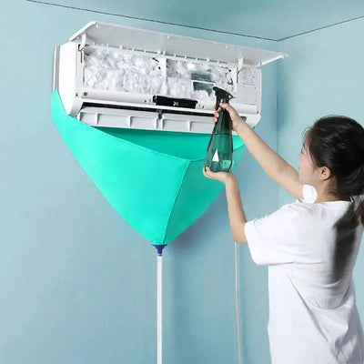 Air Conditioner Waterproof Cover – with Cleaning Tools Se – airs, fan, cleaner (Image 4)