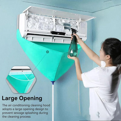 Air Conditioner Waterproof Cover – with Cleaning Tools Se – airs, fan, cleaner (Image 5)