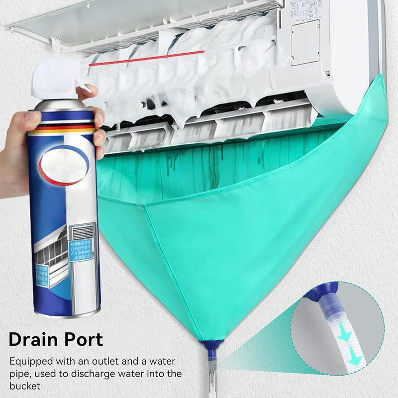 Air Conditioner Waterproof Cover – with Cleaning Tools Se – airs, fan, cleaner (Image 6)