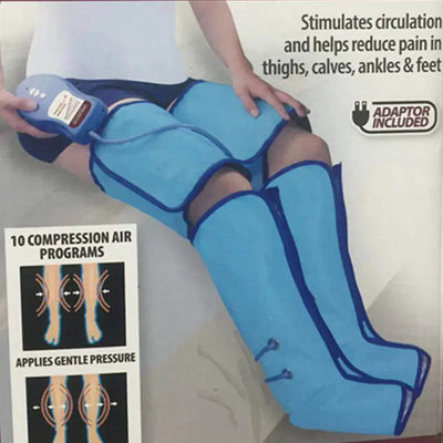 Air Pressure Leg Massager Device – Adjustable Compression Therapy for Foot & Calf Pain Relief – bellows, airbrake, clamp (Image 3)