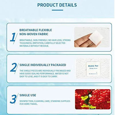 75% Alcohol Pads – Disinfection Cotton Cloth – pad, silesia, tammy (Image 5)