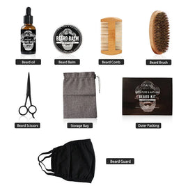 Beard Growth Kit For Men Thicker Mustache Grooming – razor, stubble, whisker (Image 2)