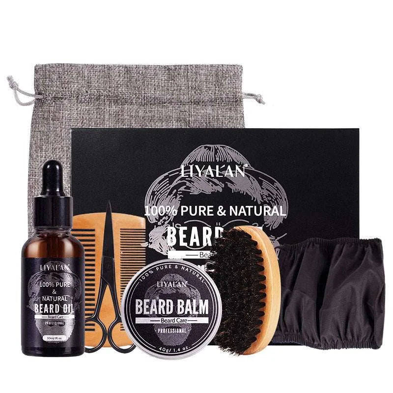 Beard Growth Kit For Men Thicker Mustache Grooming – razor, stubble, whisker (Image 7)
