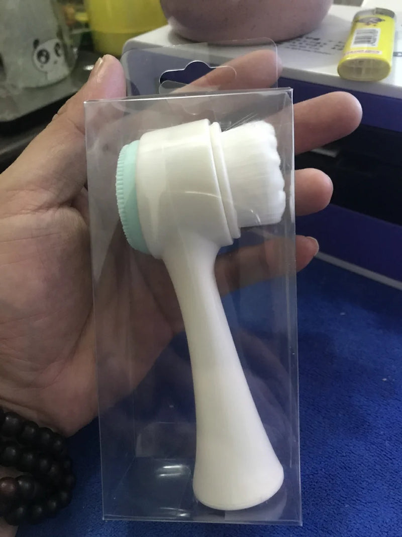 Electric Facial Cleansing Brush – Deep Pore Exfoliating Tool – break, drive, pit (Image 4)