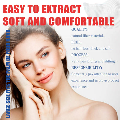 Disposable Cleaning Tissues Pack – Soft Hygienic Wipes for Everyday Use – wipe, cleaned, cleared (Image 5)