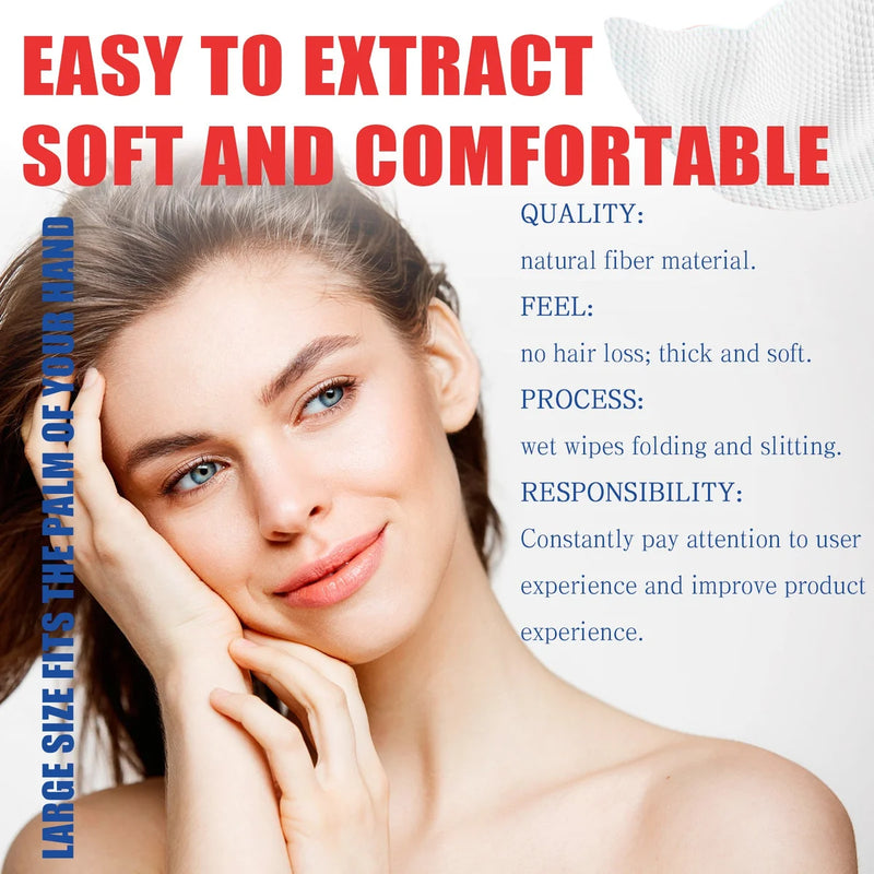 Disposable Cleaning Tissues Pack – Soft Hygienic Wipes for Everyday Use – wipe, cleaned, cleared (Image 5)