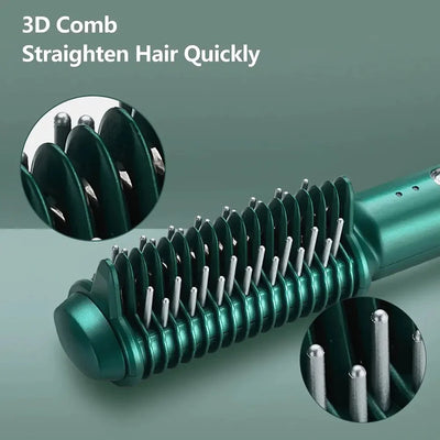 Dual-Purpose Electric Hair Comb - for Curling & Straightening – combed, combatively, coif (Image 2)
