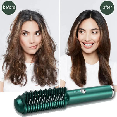 Dual-Purpose Electric Hair Comb - for Curling & Straightening – combed, combatively, coif (Image 4)