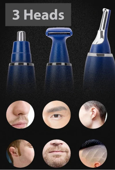 Electric Ear Beard Nose and Eyebrow Hair Trimmer – mustache, razor, brow (Image 5)