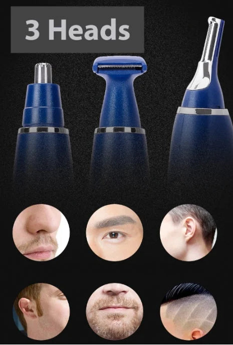 Electric Ear Beard Nose and Eyebrow Hair Trimmer – mustache, razor, brow (Image 5)