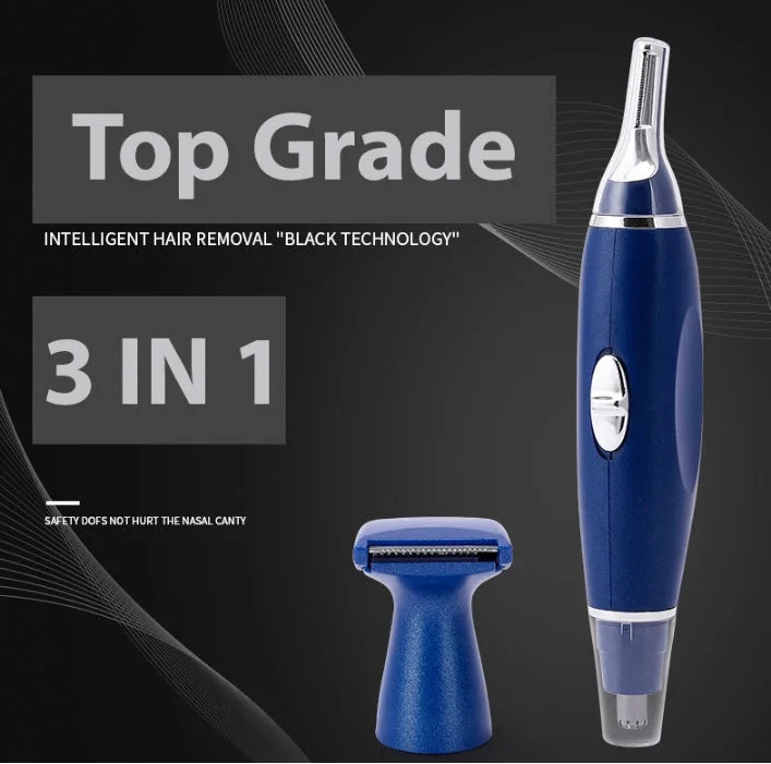 Electric Ear Beard Nose and Eyebrow Hair Trimmer – mustache, razor, brow (Image 6)