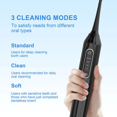 Electric Dental Flosser – Portable Water Jet for Deep Oral Cleaning – dry, tank, tongue (Image 5)