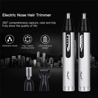 Electric Nose & Ear Hair Trimmer for Men – blow, bridge, bridged (Image 2)