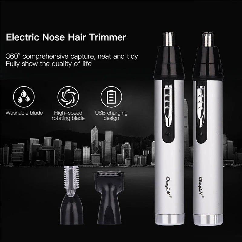 Electric Nose & Ear Hair Trimmer for Men – blow, bridge, bridged (Image 2)