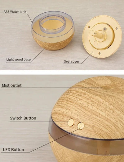 Essential Oil Diffuser & Humidifier For Home – attar, oleoresin, atar (Image 3)