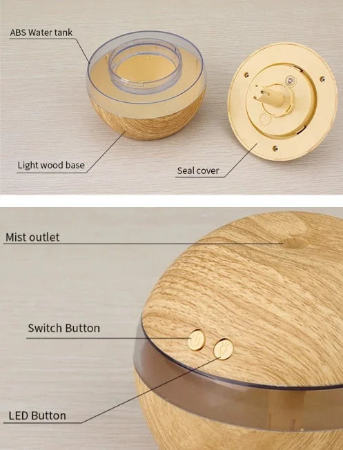 Essential Oil Diffuser & Humidifier For Home – attar, oleoresin, atar (Image 3)