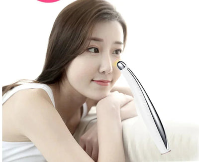 Eye Massager Pen – Targeted Dark Circle & Wrinkle Relief Tool – blinds, eyes, black (Image 3)