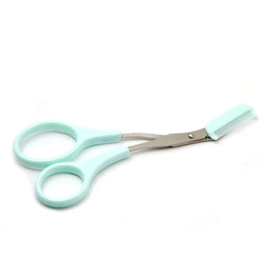 Eyebrow Trimmer Scissors with Comb for Shaping – clip, shear, cap (Image 2)