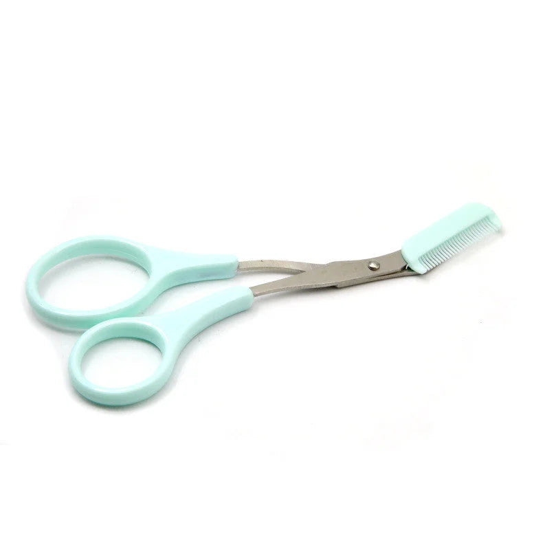 Eyebrow Trimmer Scissors with Comb for Shaping – clip, shear, cap (Image 2)