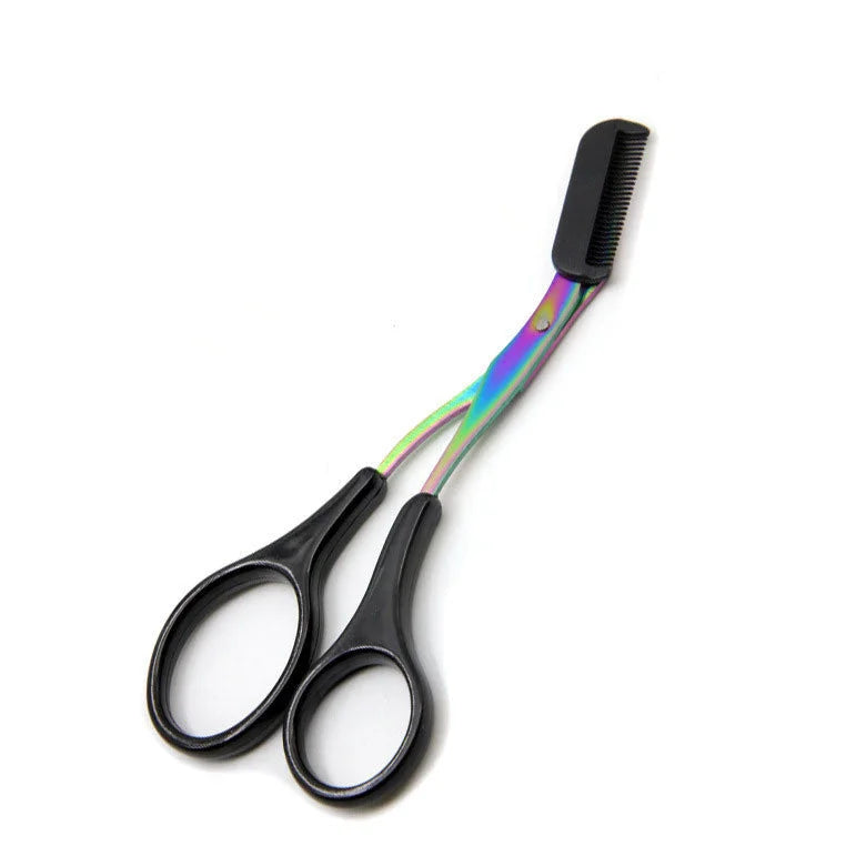 Eyebrow Trimmer Scissors with Comb for Shaping – clip, shear, cap (Image 7)