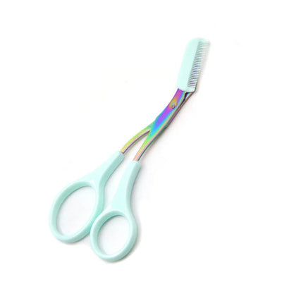 Eyebrow Trimmer Scissors with Comb for Shaping – clip, shear, cap (Image 8)