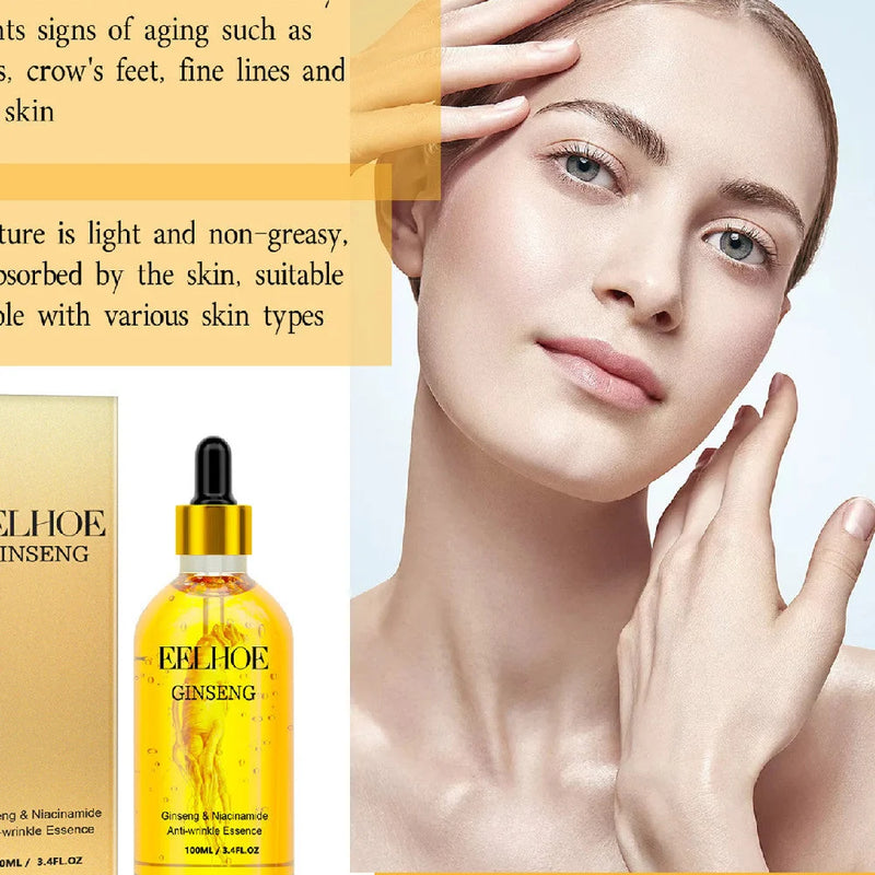 Ginseng Firming Face Care Solution – for Tight & Youthful Skin – set, strain, horse (Image 1)