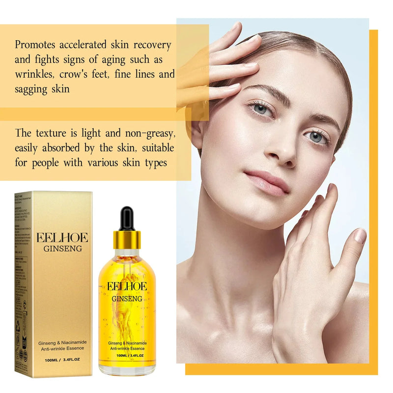 Ginseng Firming Face Care Solution – for Tight & Youthful Skin – set, strain, horse (Image 2)
