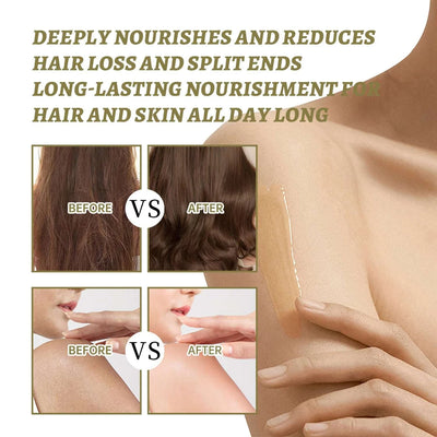 Hair & Body Care Oil – for Smooth Skin & Healthy Glow – fuzz, haircloth, tomentum (Image 4)