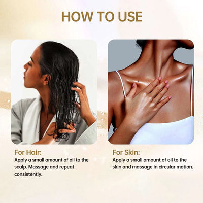Hair & Body Care Oil – for Smooth & Nourished Skin – fuzz, haircloth, tomentum (Image 3)