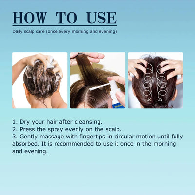 Hair Root Care Spray – for Follicle Repair & Growth – set, gel, rinse (Image 4)
