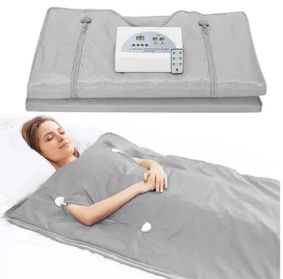 Home Beauty Salon Sweat Steaming Blanket – Infrared Sauna Blanket for Detox & Weight Loss – spa, facial, tint (Image 3)