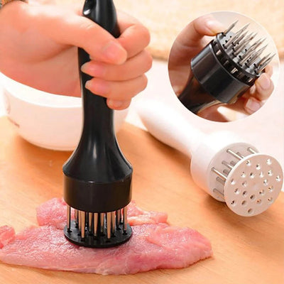 Meat Tenderizer Needle – 48 Stainless Steel Blades for BBQ & Marinade – rib, pin, iron (Image 5)