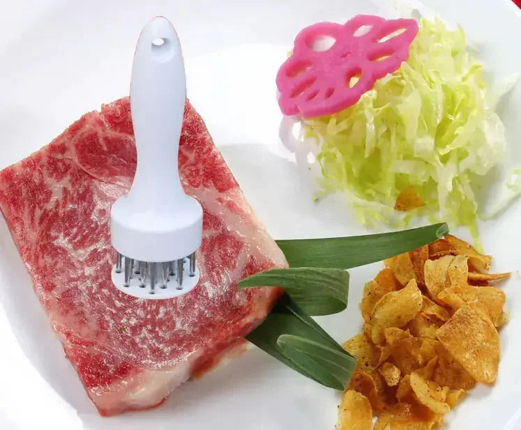 Meat Tenderizer Needle – 48 Stainless Steel Blades for BBQ & Marinade – rib, pin, iron (Image 6)