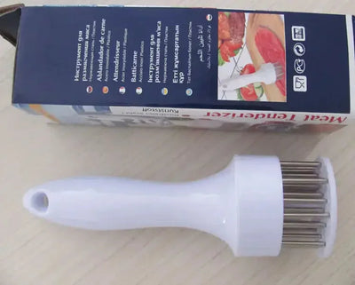 Meat Tenderizer Needle – 48 Stainless Steel Blades for BBQ & Marinade – rib, pin, iron (Image 7)