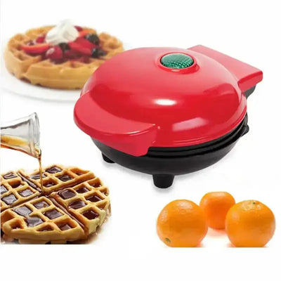 Mini Electric Waffle Maker – Compact Non-Stick Design – small, iron, lard (Image 2)