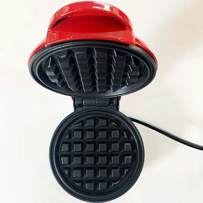 Mini Electric Waffle Maker – Compact Non-Stick Design – small, iron, lard (Image 4)