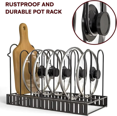 Multi-Layer Kitchen Floor Storage Rack – for Pots & Boards – pot, por, potted (Image 4)