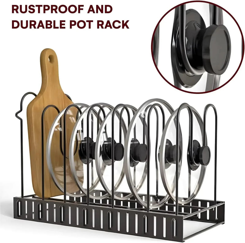 Multi-Layer Kitchen Floor Storage Rack – for Pots & Boards – pot, por, potted (Image 4)