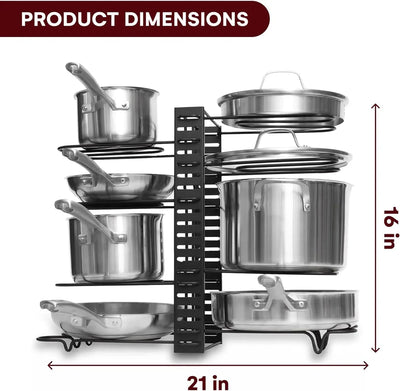 Multi-Layer Kitchen Floor Storage Rack – for Pots & Boards – pot, por, potted (Image 6)