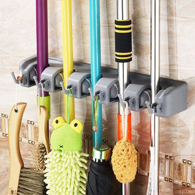 Multifunctional Mop & Broom Wall Hook – ace, bad, blade (Image 1)